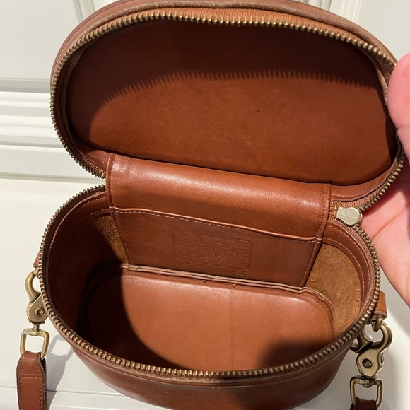 Coach Bags Vintage Coach Train Case Trail Bag British Tan 9955